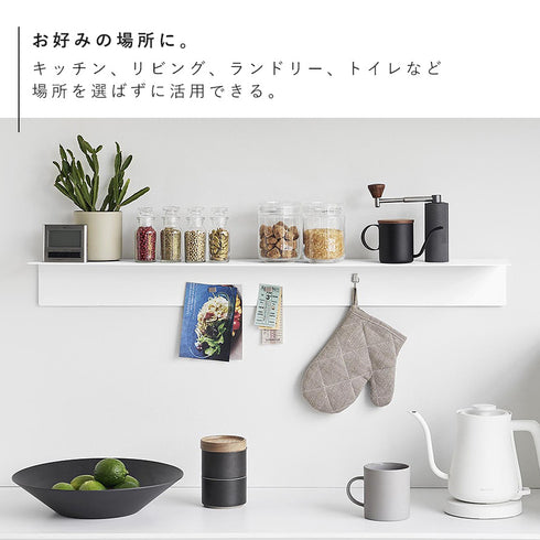 マグネットが付くウォールラックW90 タワー 石こうボード 壁対応.|s5